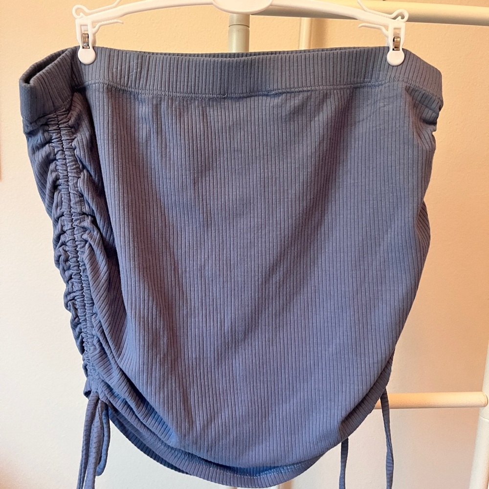 Love Tree Lavender Ribbed Crewneck Top